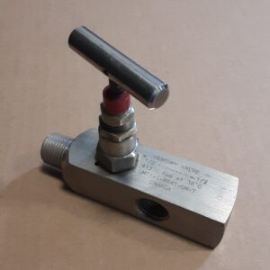 Valve,Needle, 6M 1/2MNPT x 1/2FNPT(3x)