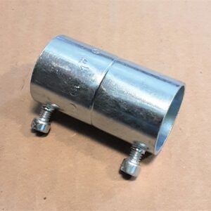 SET SCREW COUPLING, 1" STEEL EMT