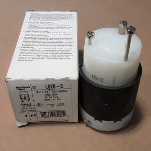 TURNLOK CONNECTOR 3W 20AMP 125V