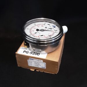 GAUGE, 0-60psi  4" BM 1/2"npt NACE dual
