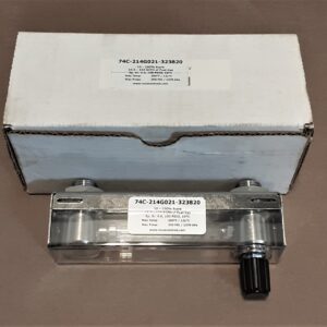 GLASS TUBE ROTAMETER 1/4"316SST 50SCFH