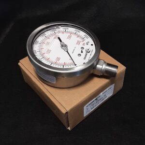 GAUGE,  4" 0-3000 21000KPA 1/2"