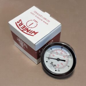 2-1/2" 0/100 1/4" BACK MOUNT GUAGE