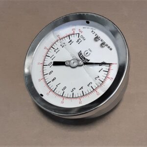 GAUGE, 0-15 4" 1/2"NPT BTM MOUNT