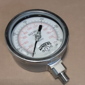 GAUGE, 4" FACE 0/300PSI 1/4"NPT BTM