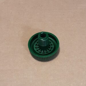 VENT - 1/4"MNPT GREEN PLASTIC